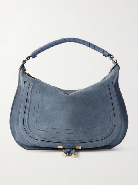 Marcie Suede Shoulder Bag