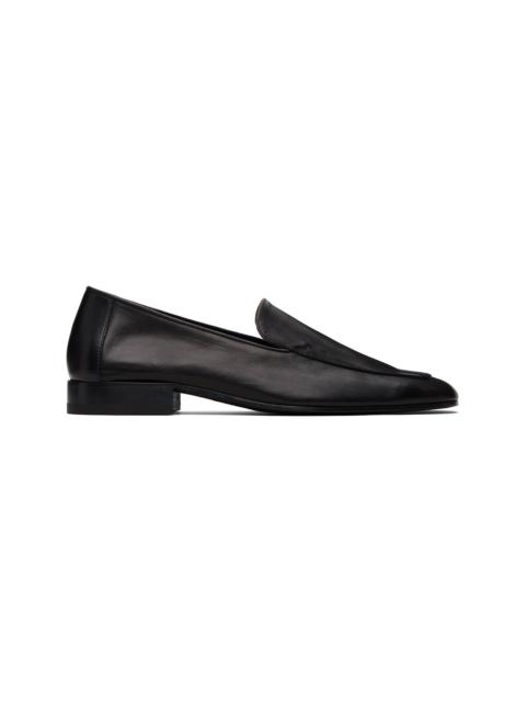 Black Leather Loafers