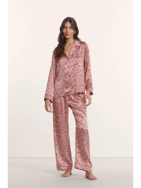 Eberjey x ILIA - Inez Washable Silk Printed Long PJ Set