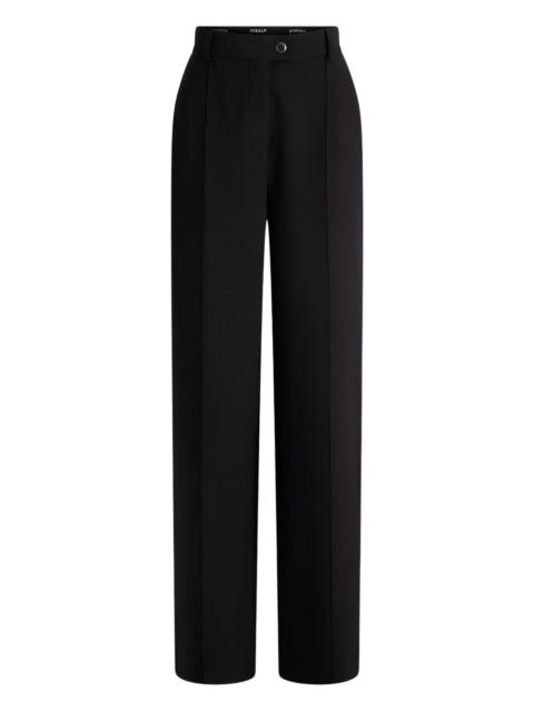 exposed-seam trousers