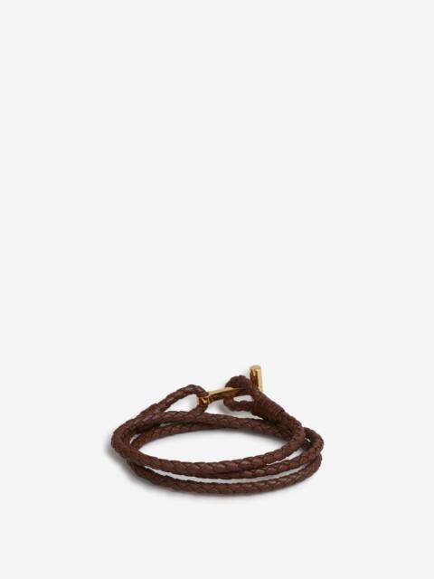 BRAIDED LEATHER BRACELET
