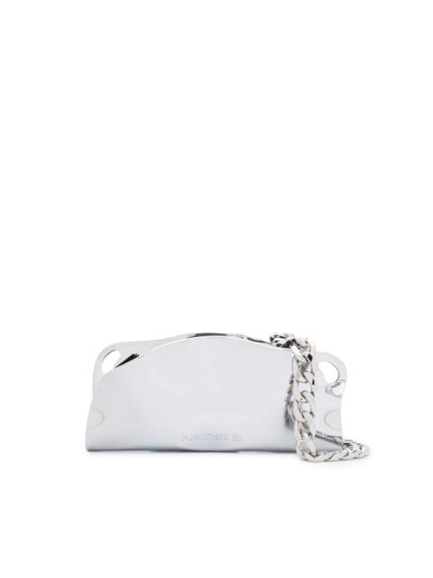 Mayzie chrome shoulder bag
