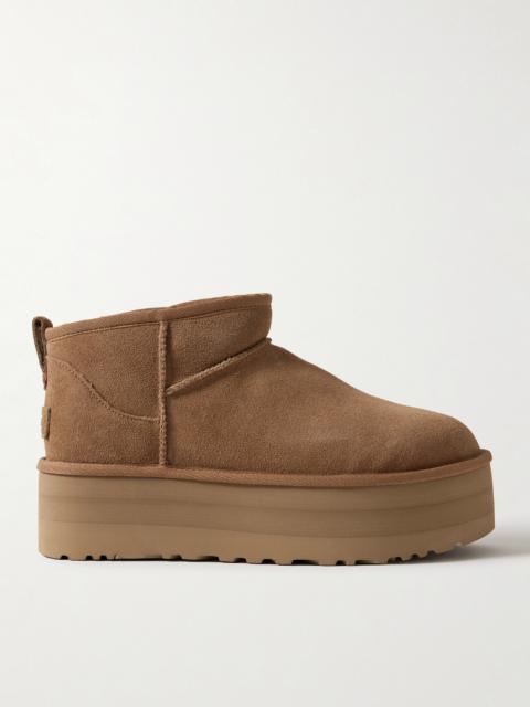Classic Ultra Mini Platform Shearling Boots