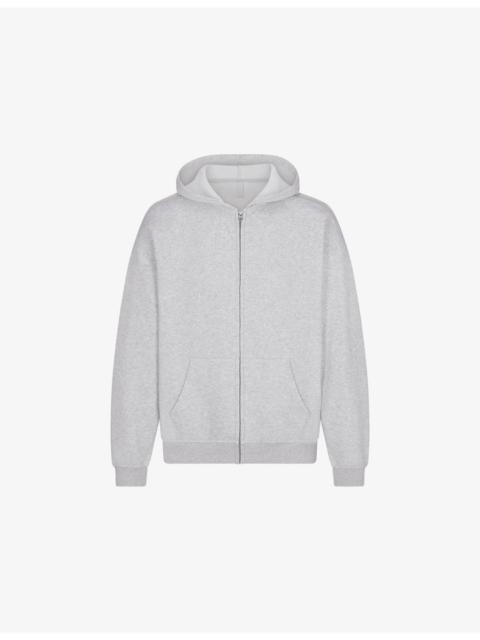Fleece Lounge Relaxed-Fit Cotton-Blend Hoody