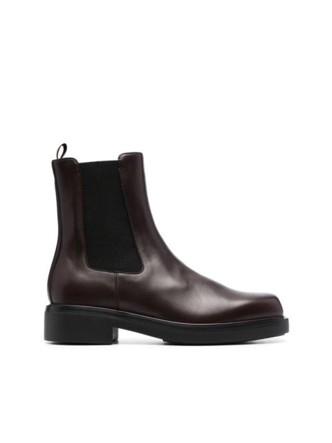 square-toe chelsea ankle boots