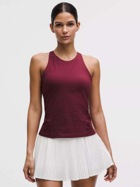 Racerback High-Neck Tennis Tank Top