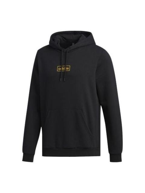 adidas neo Series Logo Suede Pullover Black FP7484