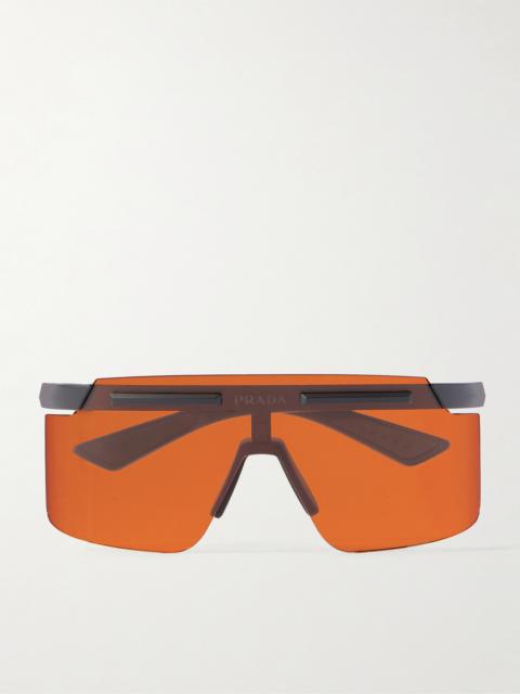 Linea Rossa Square-frame Acetate Sunglasses