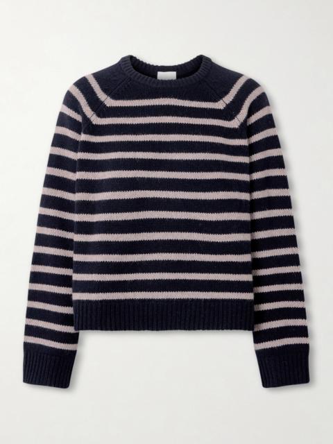 Striped Wool And Cashmere-blend Sweater