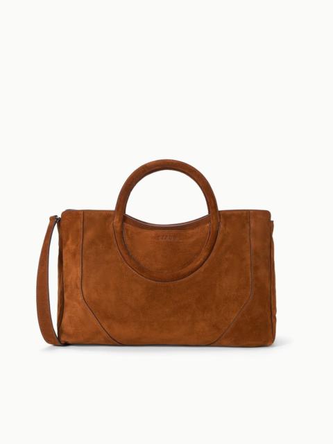 STAUD MAUDE SATCHEL TABAC SUEDE