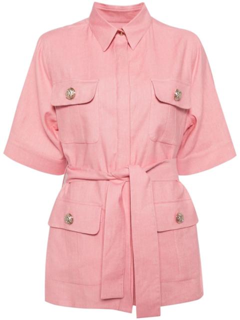 Gabardine Shirt Dress
