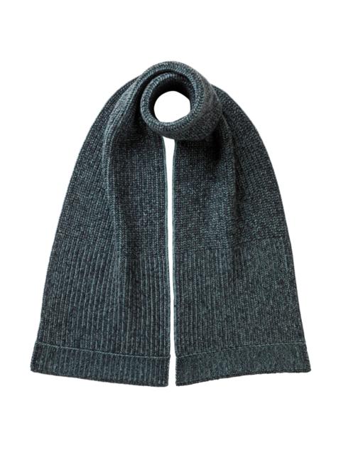 Donegal Cashmere Blue Knitted Scarf