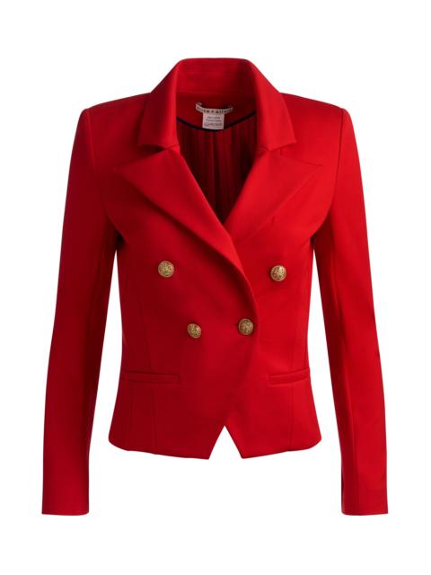 SABLE DOUBLE BREASTED CROPPED BLAZER