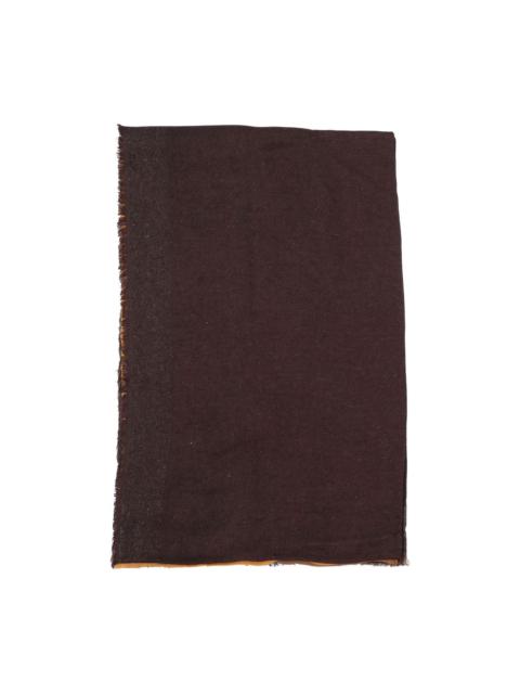 Diamante fringed scarf