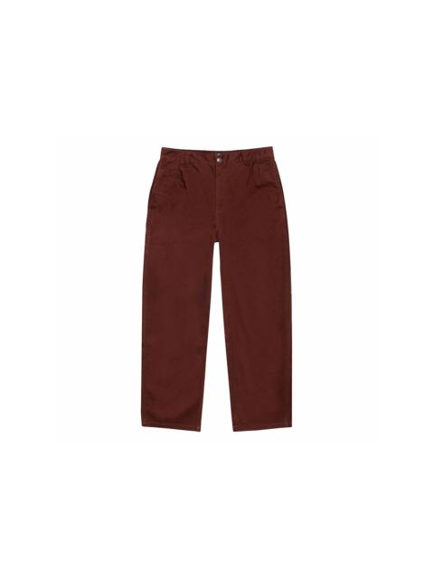 Stussy Chino Work Pant Brick