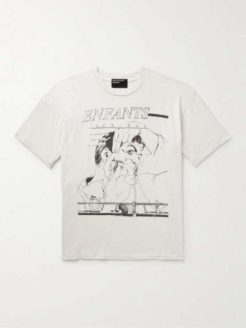 November Printed Wool-Jersey T-Shirt