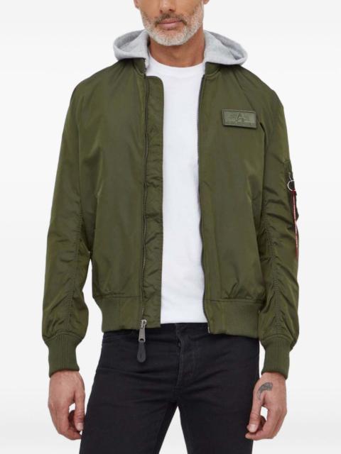MA-1 TT hooded bomber jacket