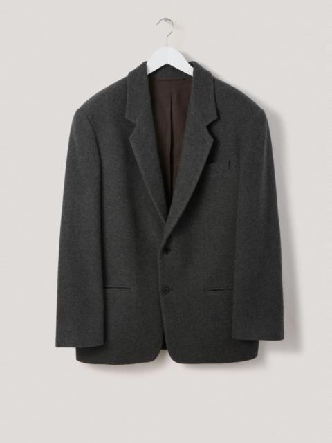 ジャケット・アウター LEMAIRE LIGHT FELTED WOOL LONG OVERSHIRT ジャケット・アウター LEMAIRE LIGHT FELTED WOOL LONG