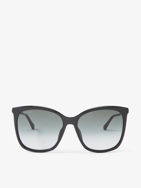 Nerea/G
Black Square Frame Sunglasses with Swarovski Crystals