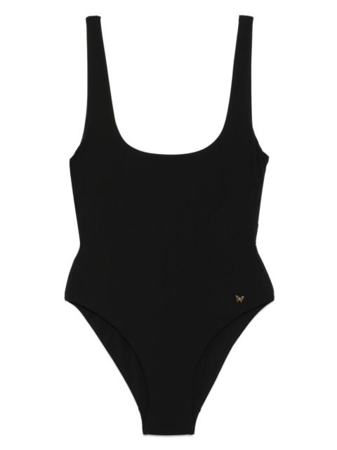 lace-up one piece