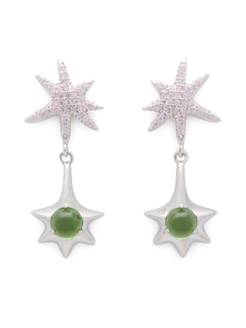 PINK APPLE STAR DROP EARRING
