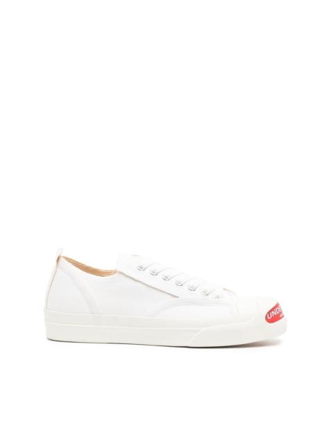 logo-print low-top sneakers