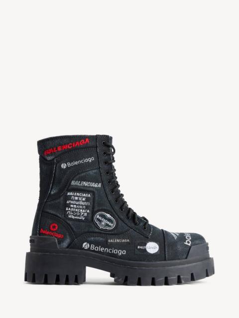 Men's Combat Strike Boot in Black