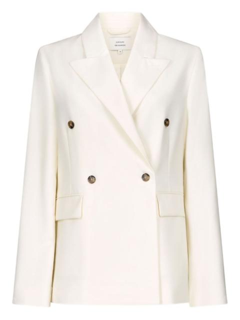 Norma double-breasted peak-lapels blazer