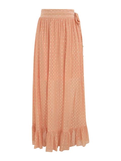 RHIANNON METALLIC FRILL SKIRT