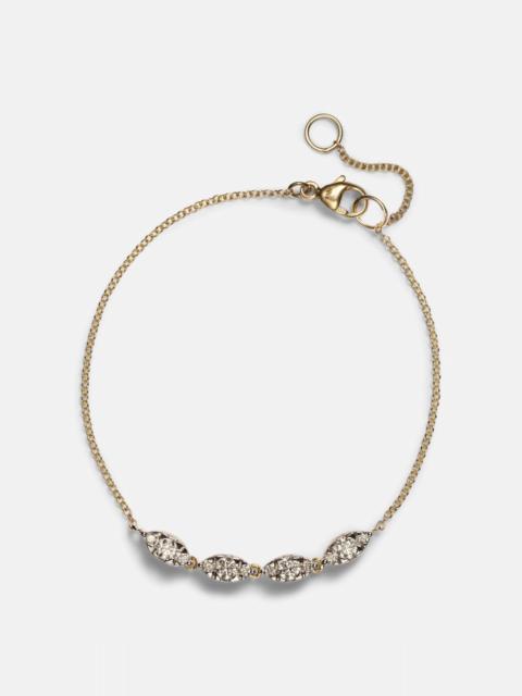 Muse 10kt gold bracelet with diamonds