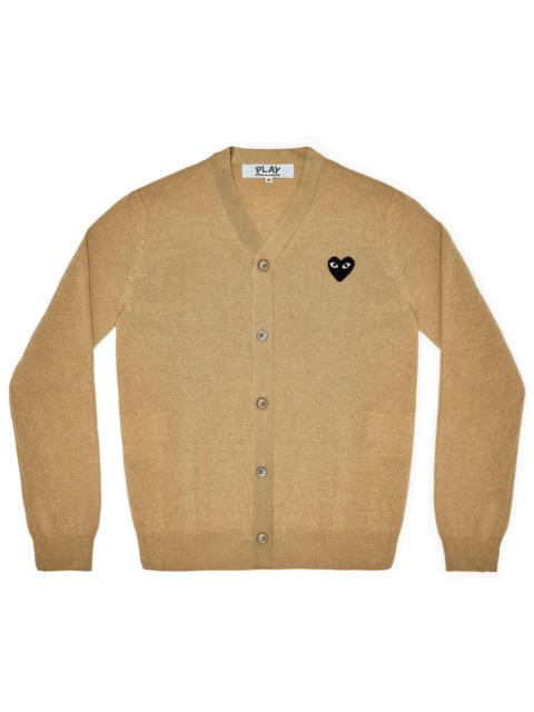 V-Neck Cardigan Black Emblem Cardigan Unisex