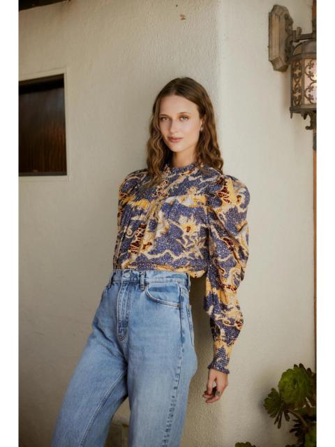 IRINA BLOUSE | BLUE CASTELLO