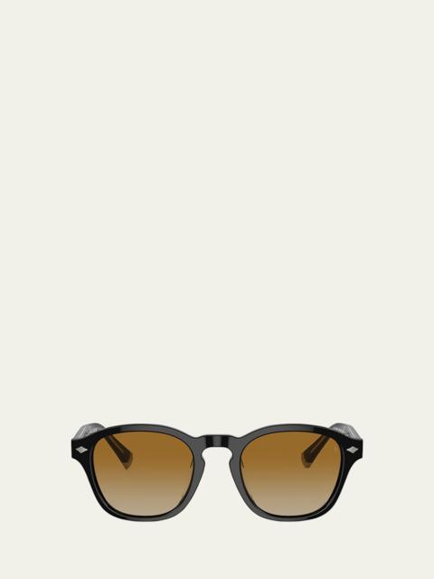 Men's Acetate Square Sunglasses