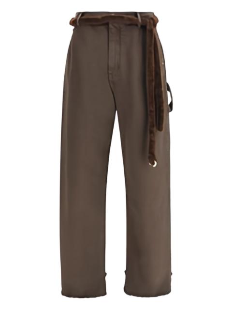 Lisa belt-loops trousers