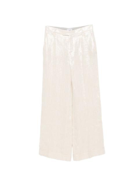 linen trousers