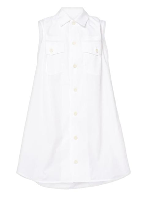 sleeveless pocket mini dress