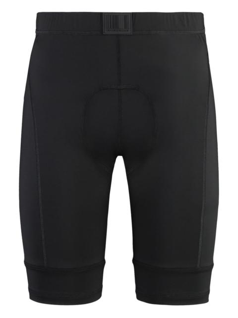 logo-appliqué shorts