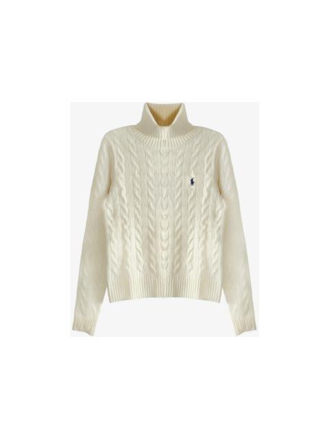 Polo Ralph Lauren Wool Cashmere Long Sleeve Pullover Authentic Cream