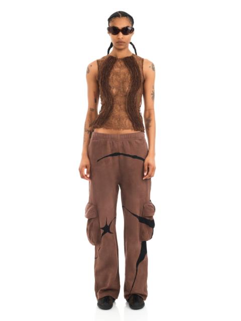 EARTH STARBURST CARGO SWEATPANT