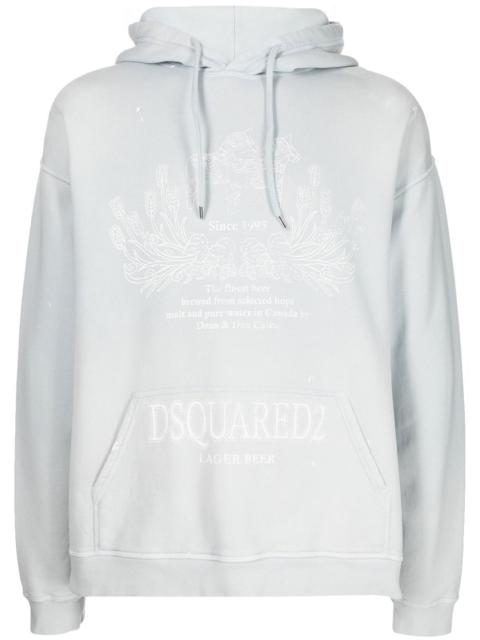 logo-print hoodie