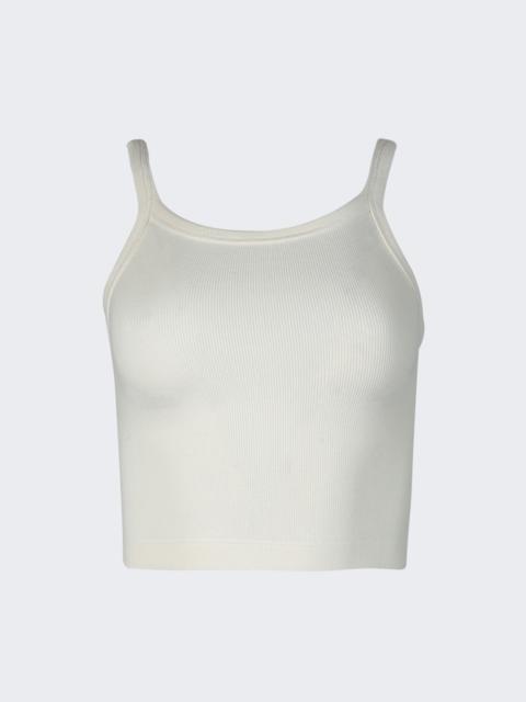 X Hailey Bieber Ribbed Tank Off White