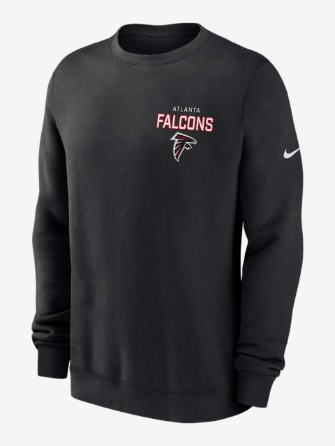 Atlanta Falcons Draw Block Club Men's Nike NFL Pullover Crew