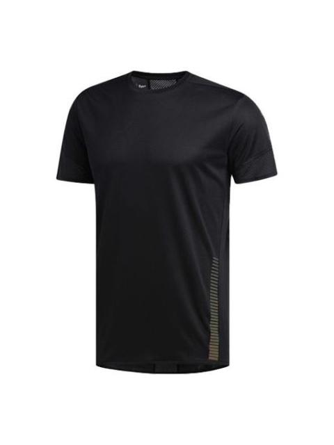 adidas Round-neck Casual Short-sleeve Tee Men Black EI6321