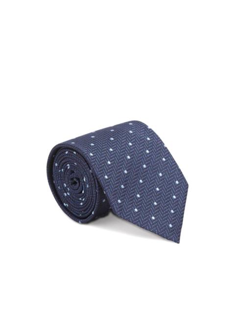 polka-dot tie