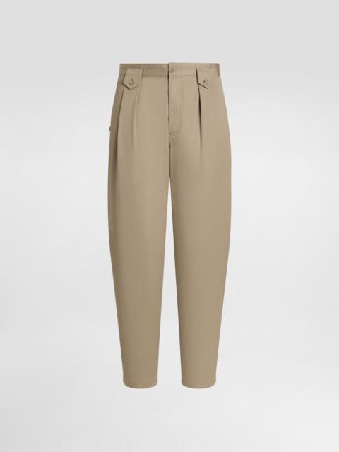 Gabardine trousers