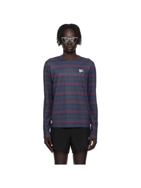 Navy Lightweight Long Sleeve Graphic T-shirt