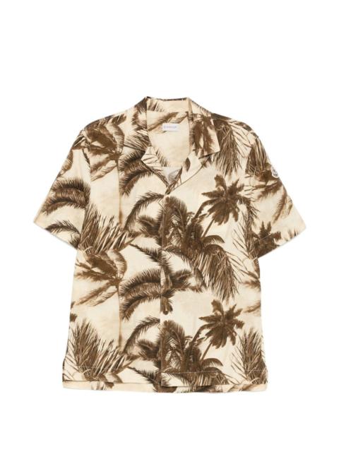palm leaf print shirt