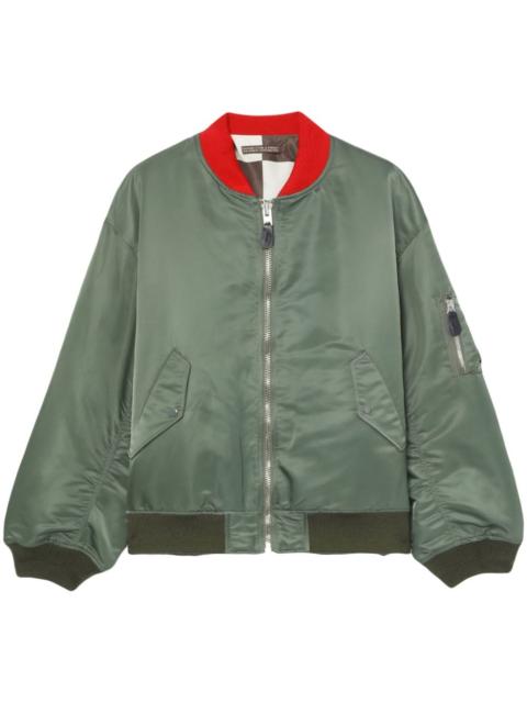 reversible bomber jacket
