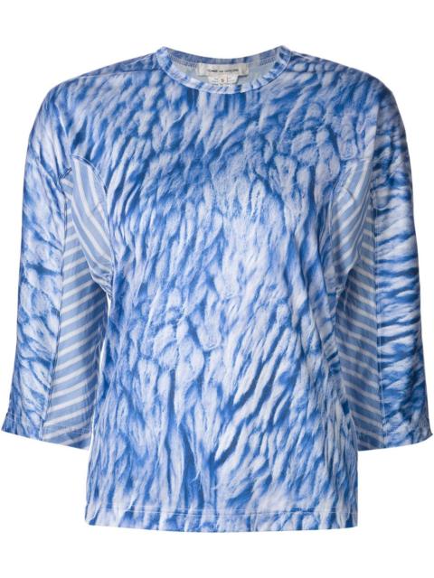 abstract print blouse