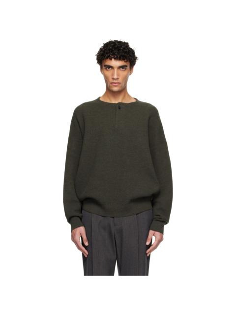 Green Henley Sweater